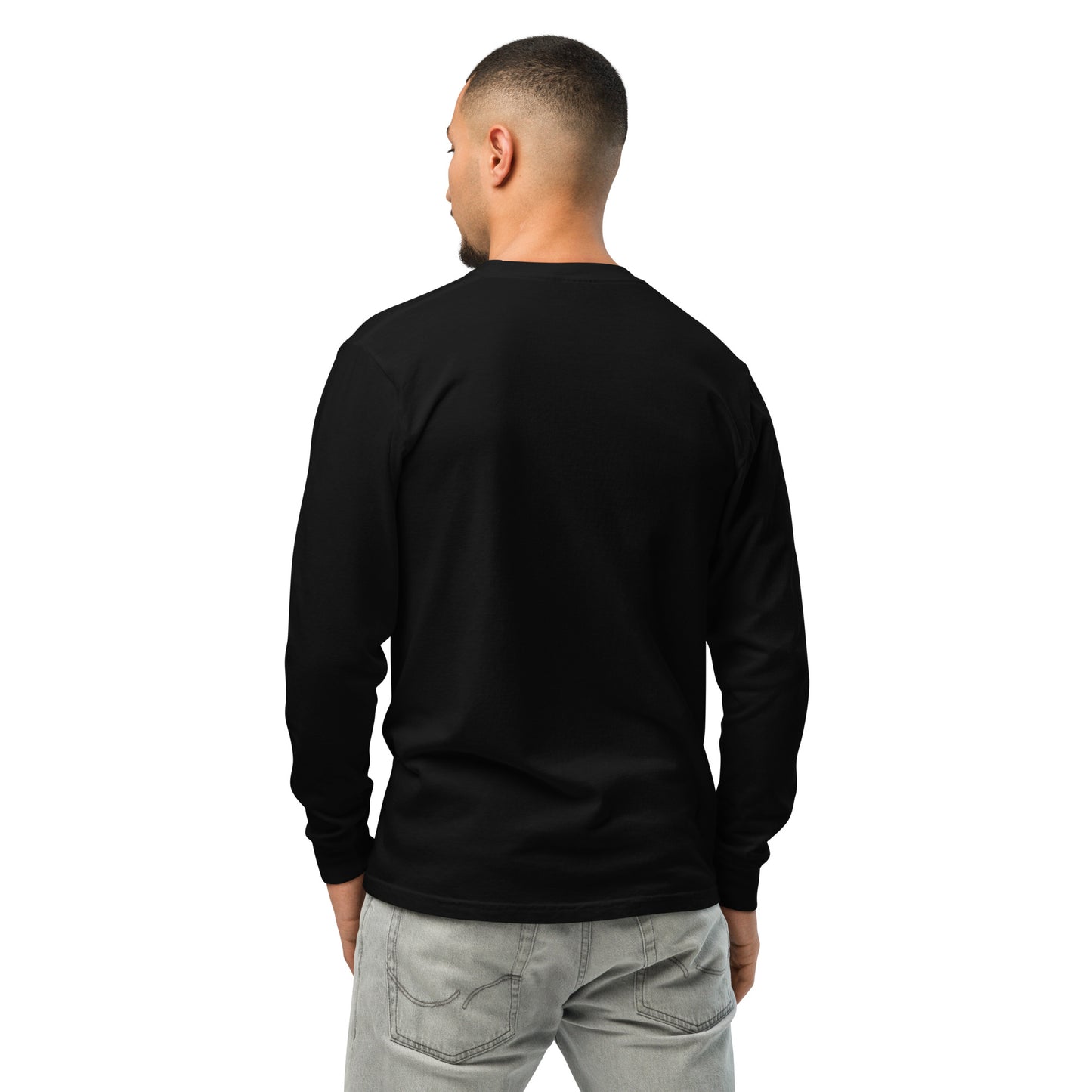 Garment-dyed heavyweight long-sleeve shirt